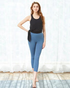 Comfortable Capri Leggings UK for Women – 21" Moisture-Wicking Stylish Fit