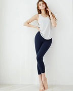 Comfortable Capri Leggings UK for Women – 21" Moisture-Wicking Stylish Fit