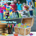 Basytodio 32pcs Tic Tac Toe Keychains – Party Favors & Classroom Prizes