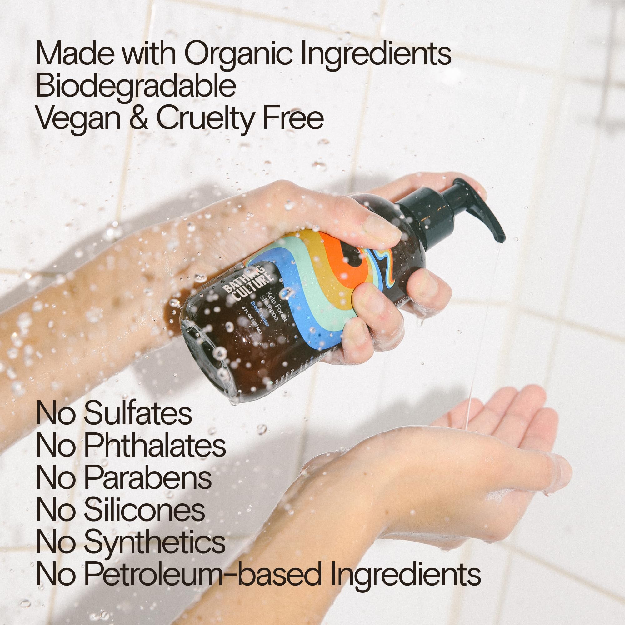Bathing Culture Bio-Shampoo Kelp Forest – Natürliche, vegane Kopfhautpflege (237 ml)
