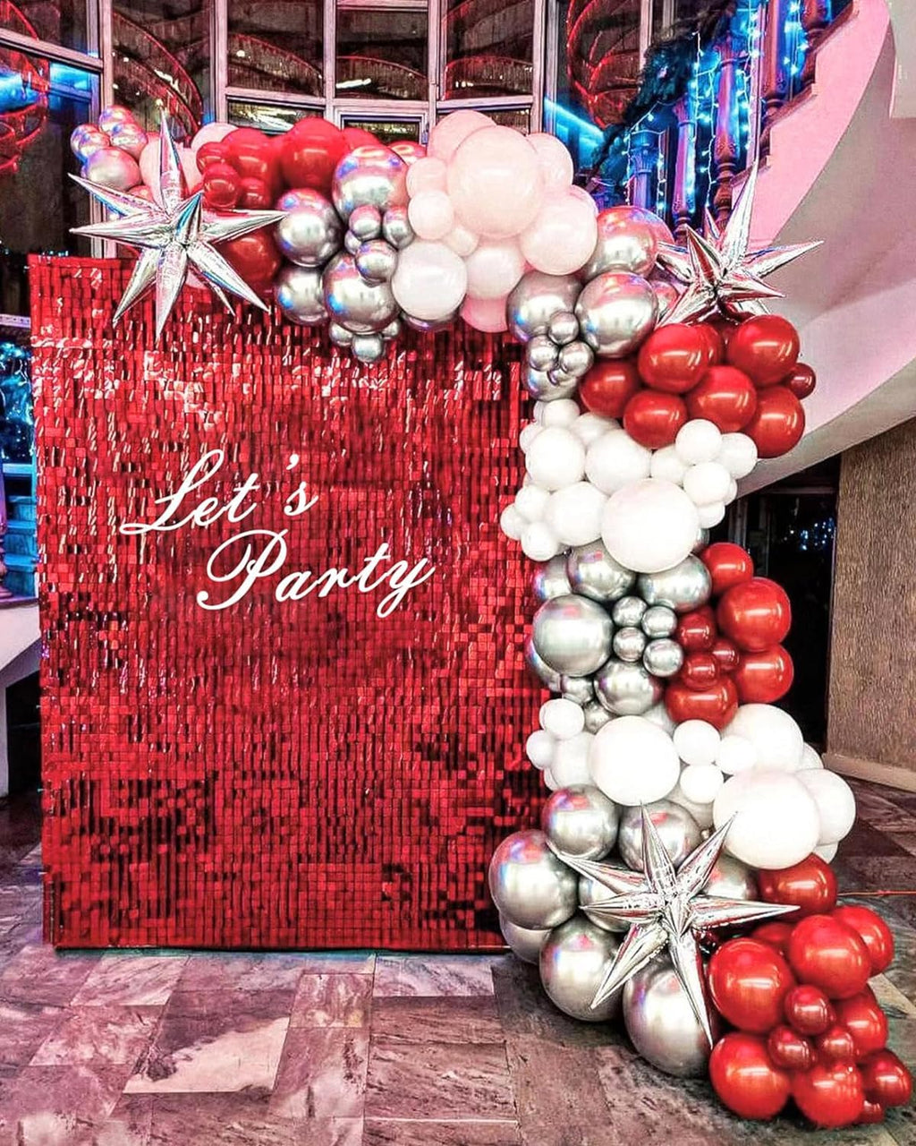 BAUANOOY 100pcs Red Balloons 12 Inch with Ribbon – Party Decorations