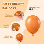 BAUANOOY 60pcs Orange & Black Halloween Balloons – 12in Latex Confetti Balloons for Ghost Party Decor