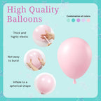 BAUANOOY Mermaid Balloons – 60pc 12in Metallic Latex Set for Under-the-Sea Parties