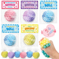 BAYSING Valentines Day Cards for Kids – 24-Pack Stress Relief Balls, Classroom Exchange & Party Favors