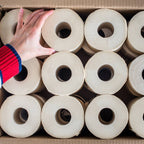 Bazoo Unbleached Bamboo Toilet Paper | 24 Rolls or 48 Rolls | 100% FSC Bamboo, Plastic-Free