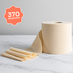 Bazoo Unbleached Bamboo Toilet Paper | 24 Rolls or 48 Rolls | 100% FSC Bamboo, Plastic-Free