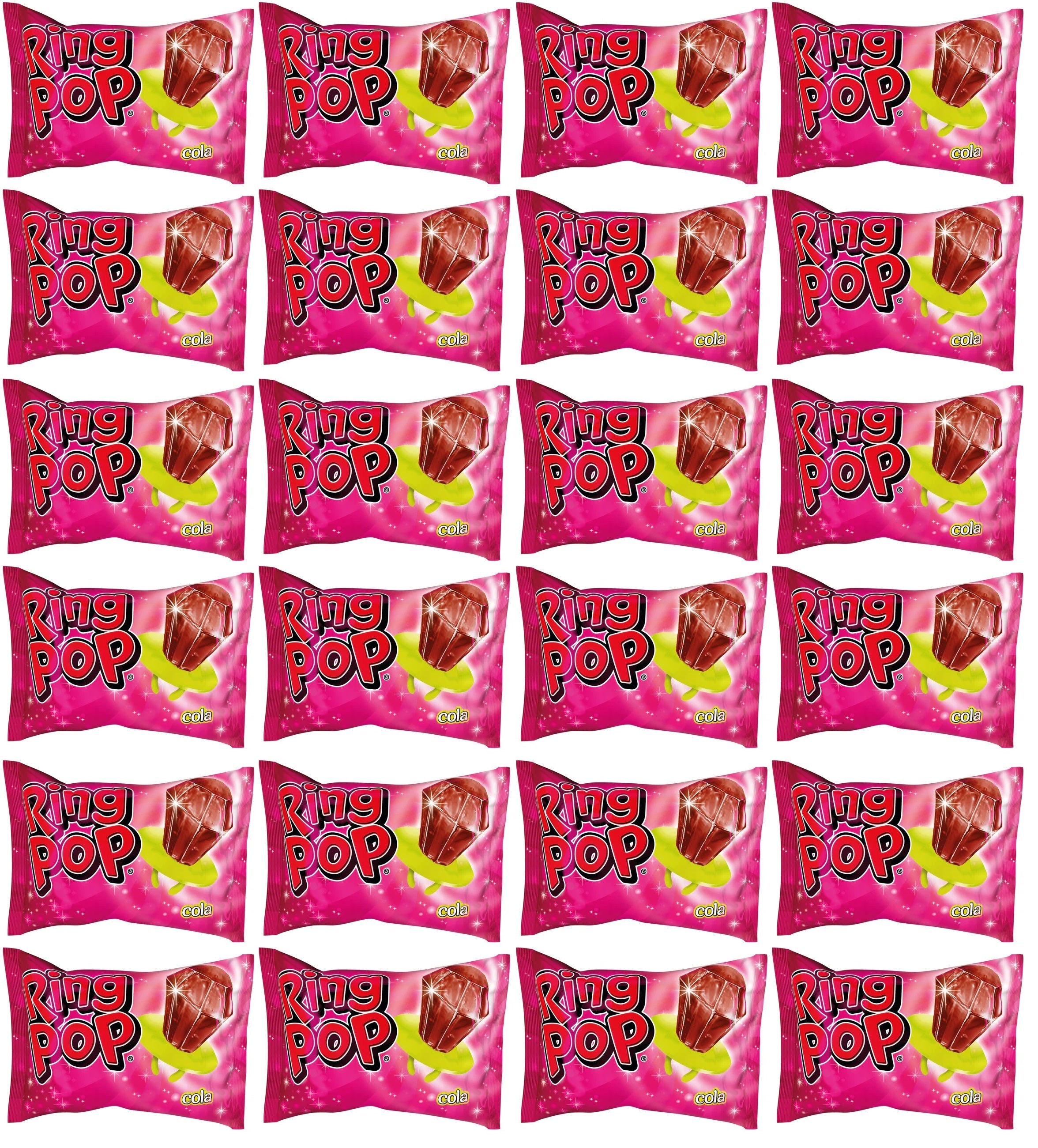 24 x Bazooka Ring Pops - 15GM