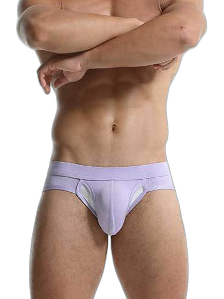 3 Pack Men's Seamless Comfort Sporty Cut Stretch Fit Briefs