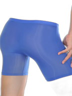 Men's Breathable Silky Seamless Boxer Briefs