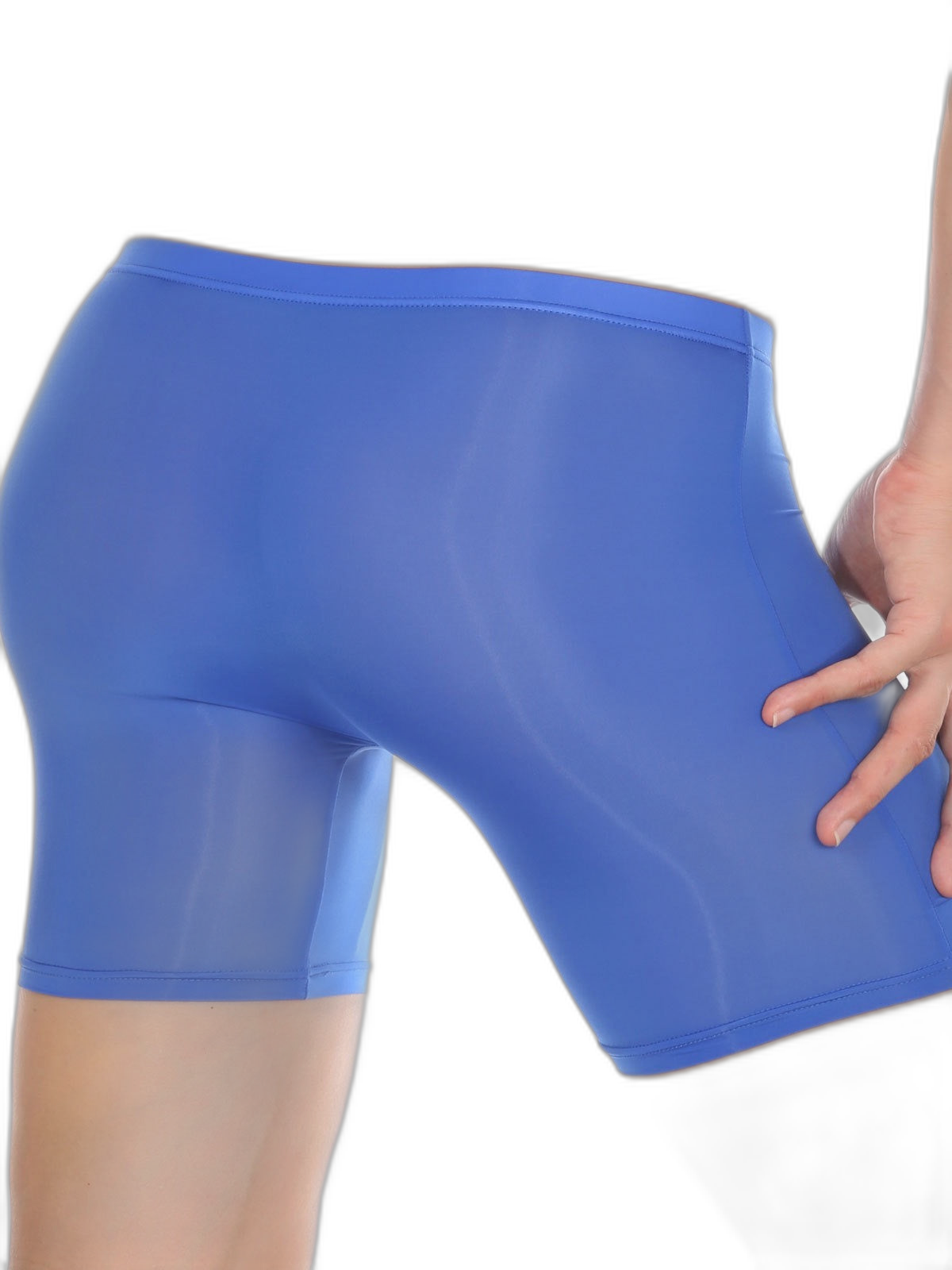 Men's Breathable Silky Seamless Boxer Briefs