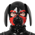 Furrjoi Silicone Beagle Hood Red