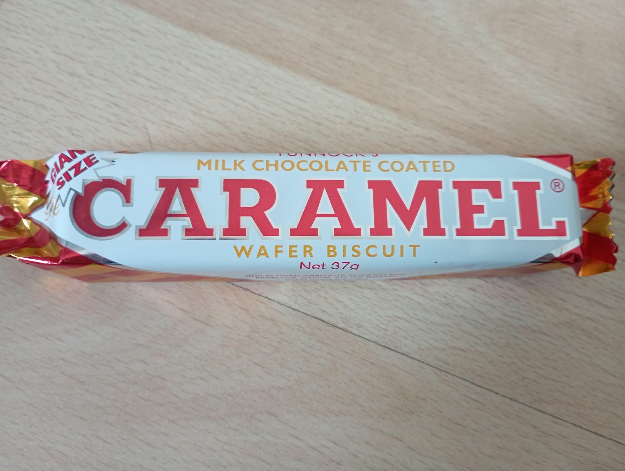 3 TUNNOCKS MILK CHOCOLATE COATED WAFER BISCUIT (3X37G)