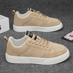 Men's Lace-up Flat Shoes Fashion Casual Round-toe Walking And Jogging Shoes Sneakers