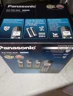 PANASONIC SET OF 4 TELEPHONES WITH ANSWER MACHINE KX-TGC464 IN BOX - PRE-LOVED (Original price £99.99) NOW £24.99 - HUGE SAVINGS