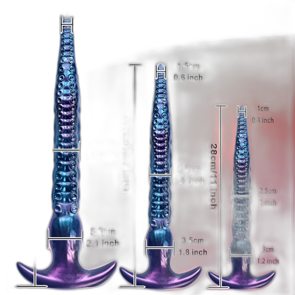 VoidWhip - Tentacle Dildo - Long Butt Plug - 3 Sizes