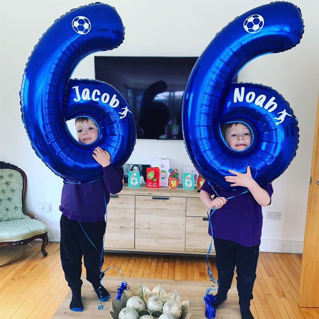 BBPOOL Navy Blue Number 9 Balloons – 40-Inch Dark Blue Foil 9 Birthday Balloon for Parties