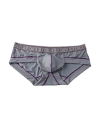 2 Pack Men's Ice-Silk Stretch Sports Briefs with 3D Pouch