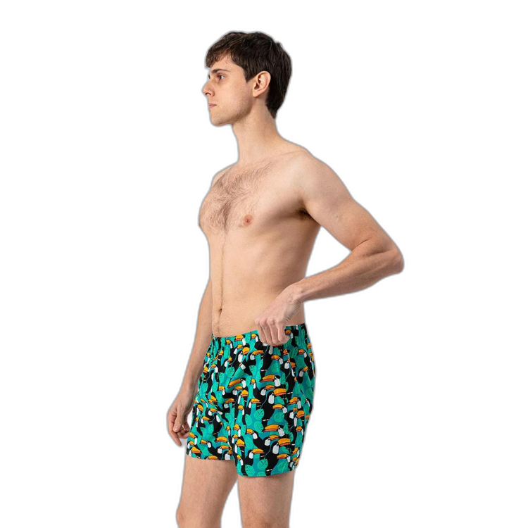Green Toucan Graphic Boxers
