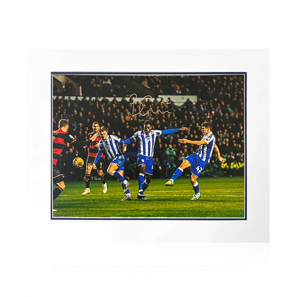 Bailey-Tye Cadamarteri Signed Sheffield Wednesday Deluxe Mount