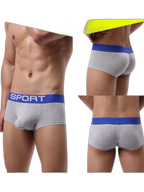3 Pack Mens Sculpt Bulge Shape Support Pouch Underwear