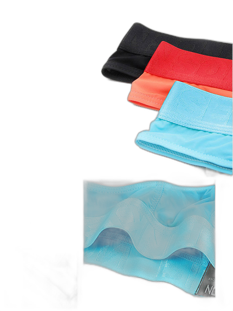 4 Pack Men's Sexy Nylon Low-Rise Comfortable Thong & Strings