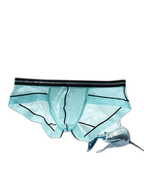 3 Pack Men's Semi-Transparent Comfortable Soft Skin-Friendly Minimalist Briefs