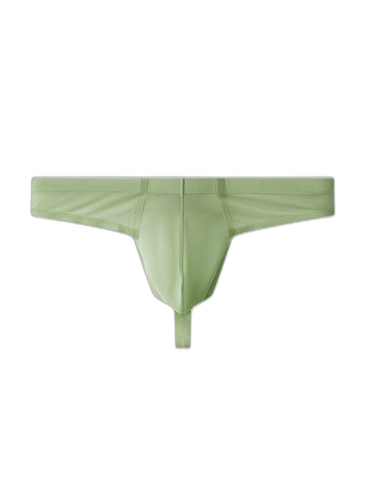 3 Pack Men's Solid Color Seamless Comfort Quick-Dry Breathable Thongs