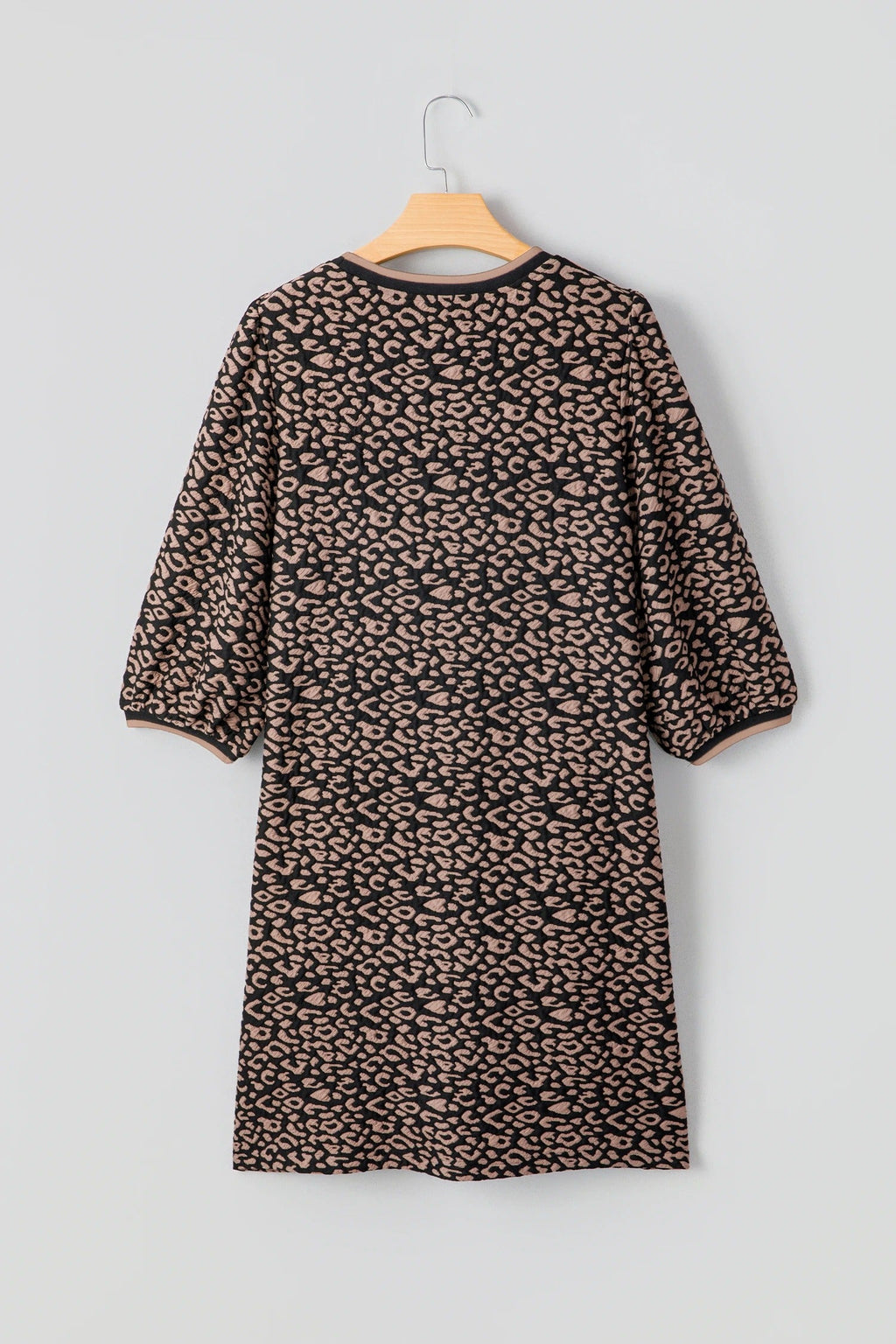 Women's Crab-patterned Printed Long-sleeve V-neck Dress