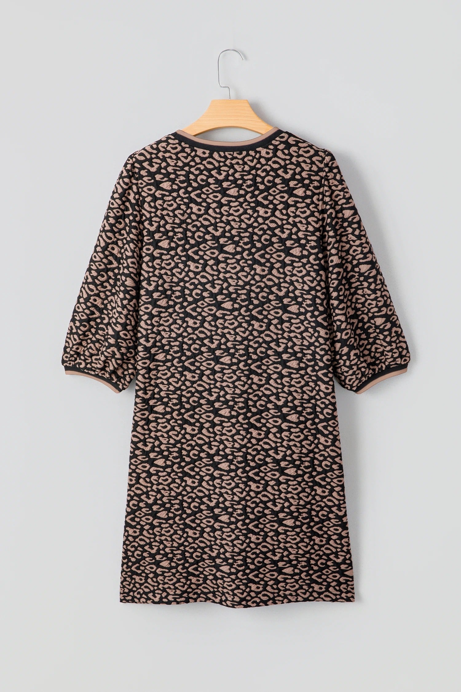 Women's Crab-patterned Printed Long-sleeve V-neck Dress