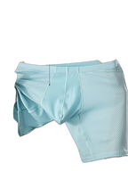 2 Pack Men's Mesh Transparent Sports Fitness Loose Boxer Briefs