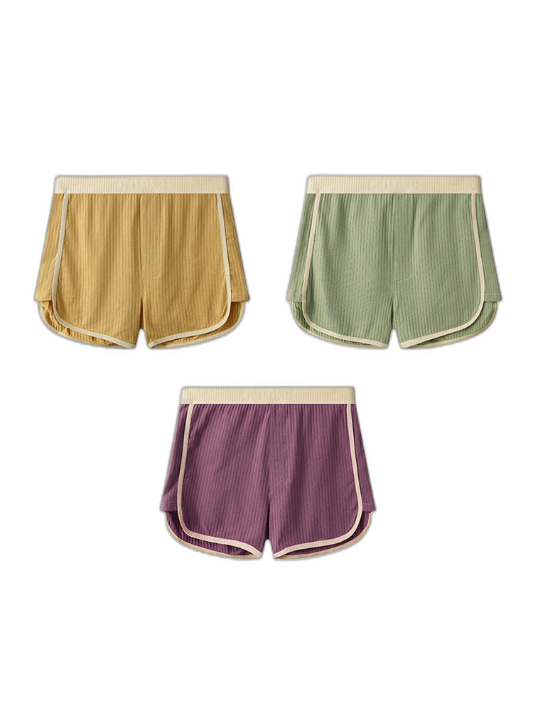 3 Pack Men's Ultra-Soft Cotton Solid Color Odor-Control Boxer Briefs