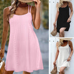 Graceful And Fashionable Level Sense Sling Gentle Dress