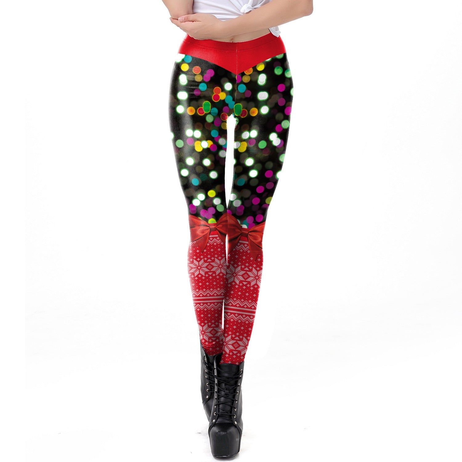 Sexy 3D Digitally Printed Slim-fit Leggings