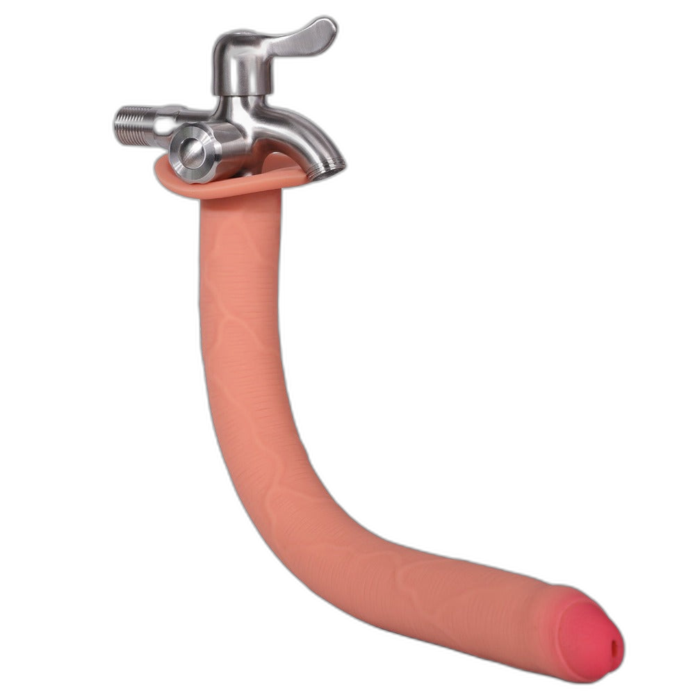 River - 9 Inch Realistic Dildo - Enema Dildo - Squirting Dildo