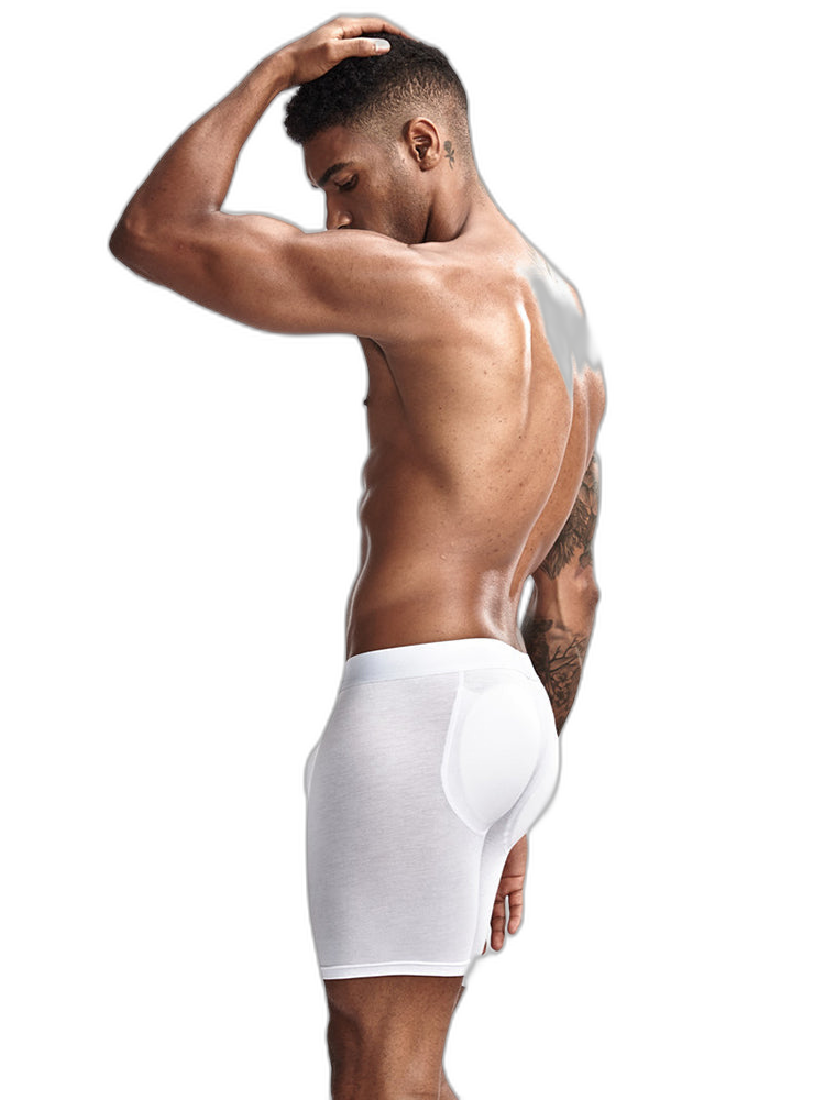 Men's U Convex Boxers Briefs Butt Enhancer Underwear