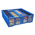 BCW Collectible Card Bin Blue | Holds 3200 Cards | 4 Dividers | MTG, Pokemon & Sports Cards Storage