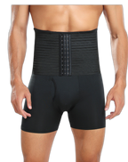 Men's Tummy Control Boxer Briefs with Open Fly