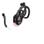Cosmas - Male Chastity Device - Cock Cage - Chastity Cage With Catheter