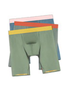 2 Pack Men's Active Flyless Boxer Briefs