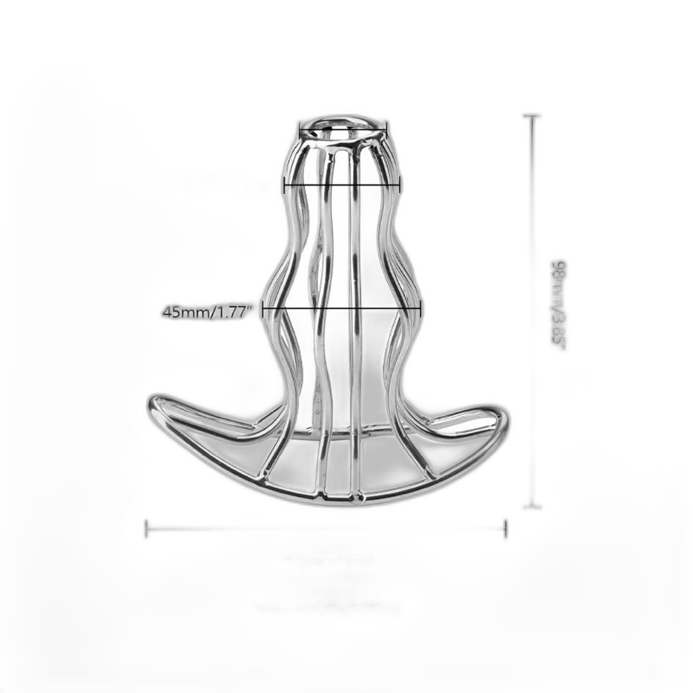 Axelrod - Steel Hollow Tunnel Anal Plug - Butt Plug Expander