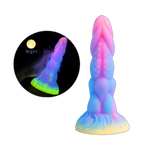 Nebulox - 8 Inch Glow In The Dark Dildo - Monster Dildo - Tentacle Dildo - Bug Dildo