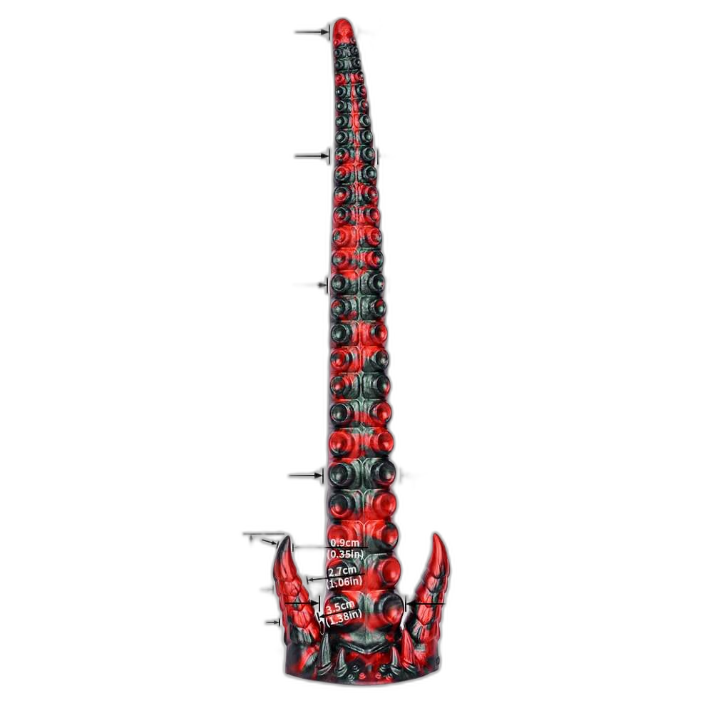 DavyDongs - 17.5 Inch Tentacle Dildo - Long Anal Dildo
