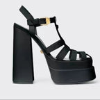 Summer Thick Heels High Heels Fish Mouth Europe And The United States