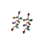 Retro Fashion Small Lantern Zircon Stud Earrings Christmas