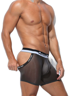 Men's Ice Silk Hip Hollow Mesh Boxer Briefs