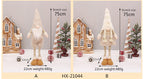 Christmas Decorations White Beard Faceless Doll Retractable