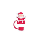 New Christmas Straw Dust Cover 10mm Cup Accessories
