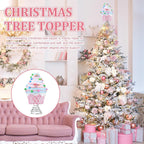 Pastel Dessert Christmas Tree Hair Ornament