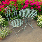 GARDEN METAL BISTRO SET - Table and 2 chairs