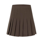 Women's Sweater Jacket And Retro Pleated Skirt Two-Piece Set